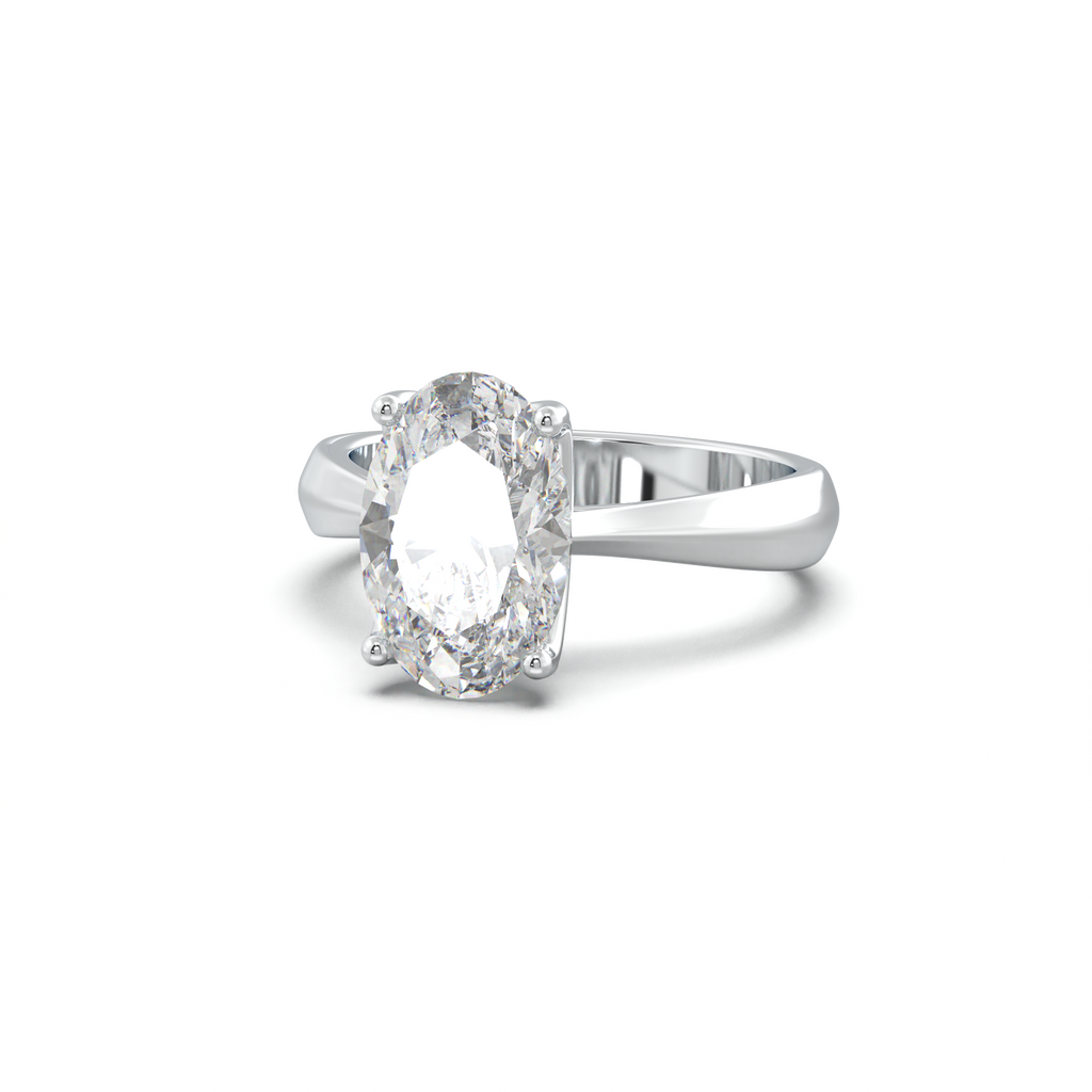 Oval Solitaire Engagement Ring