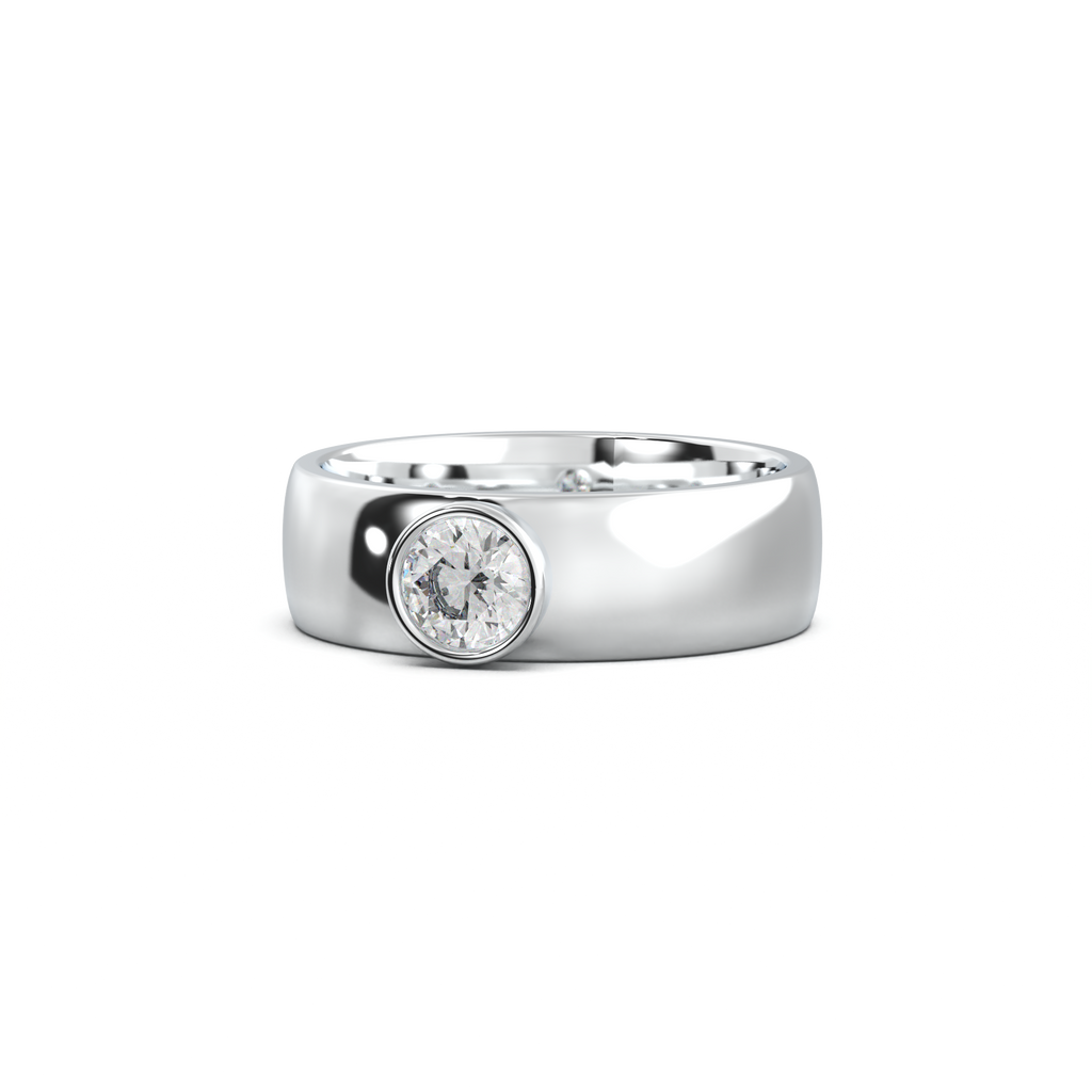 Round Bezel Men's Band