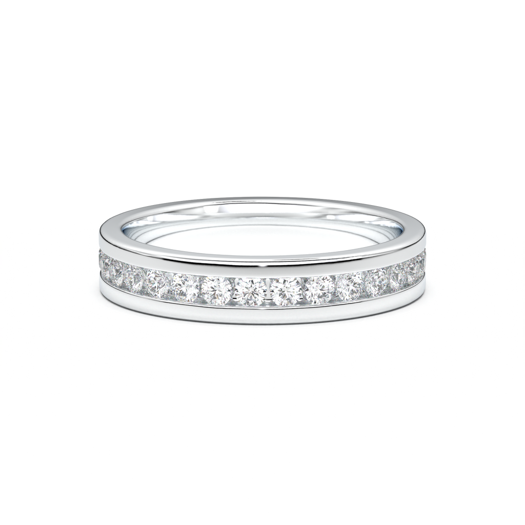 Channel-Set Diamond Men's Band