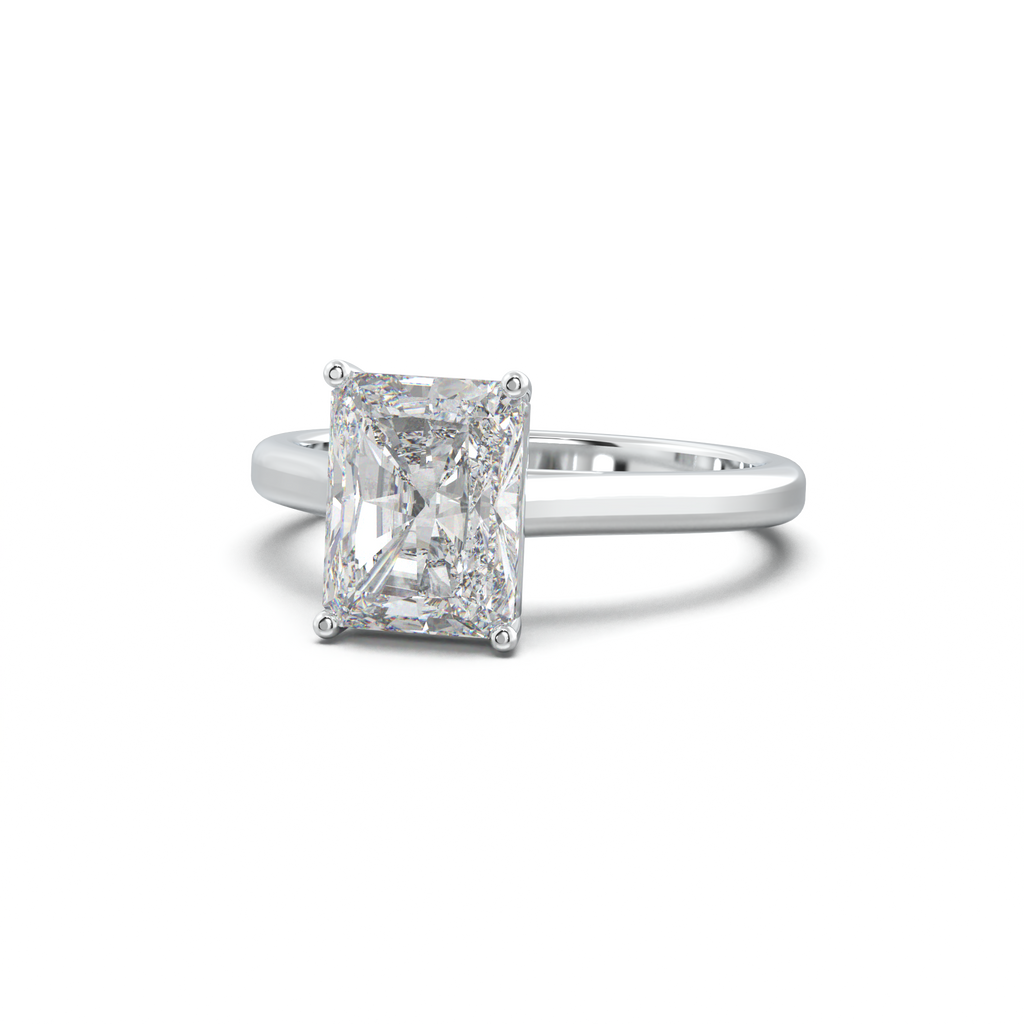 Radiant Solitaire Engagement Ring