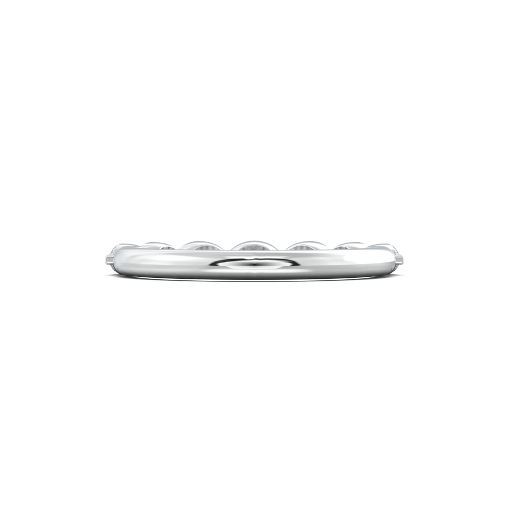East-West Marquise Half-Eternity Wedding Band