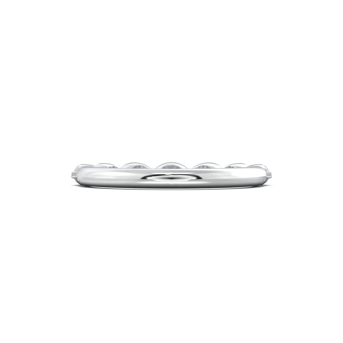 East-West Marquise Half-Eternity Wedding Band