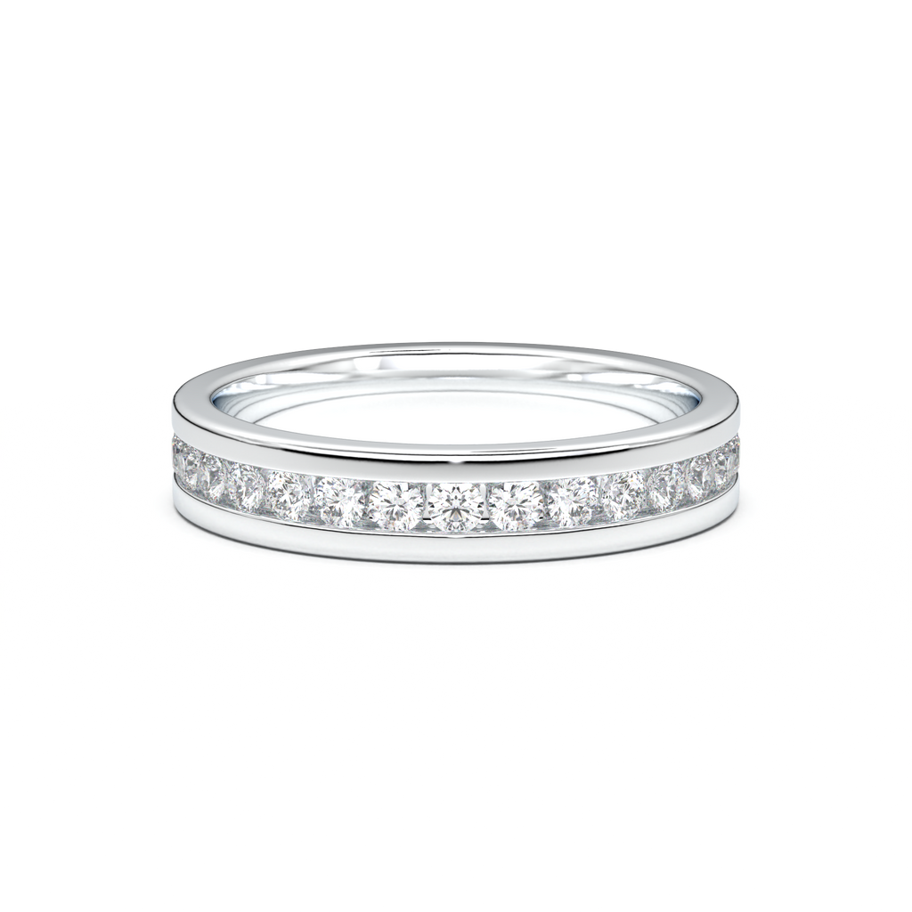 Channel-Set Diamond Men's Band