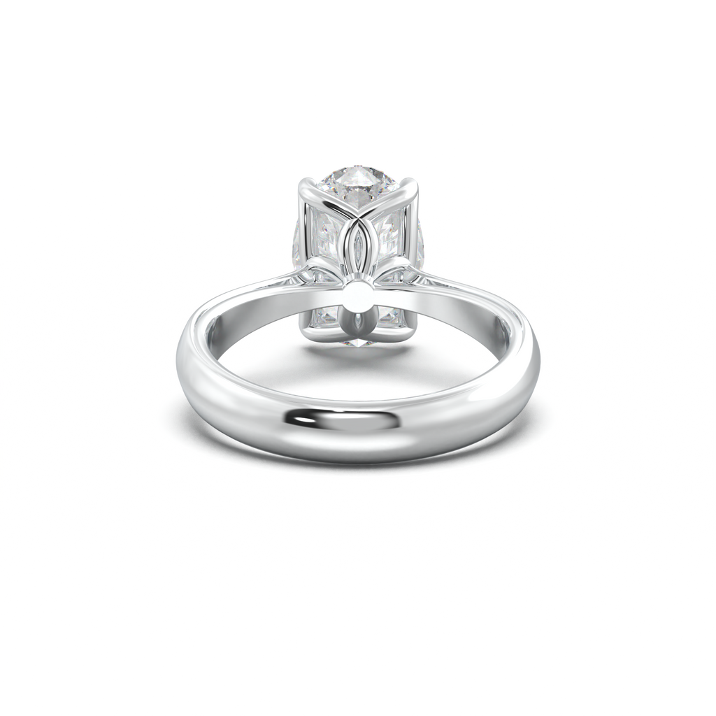 Oval Solitaire Engagement Ring
