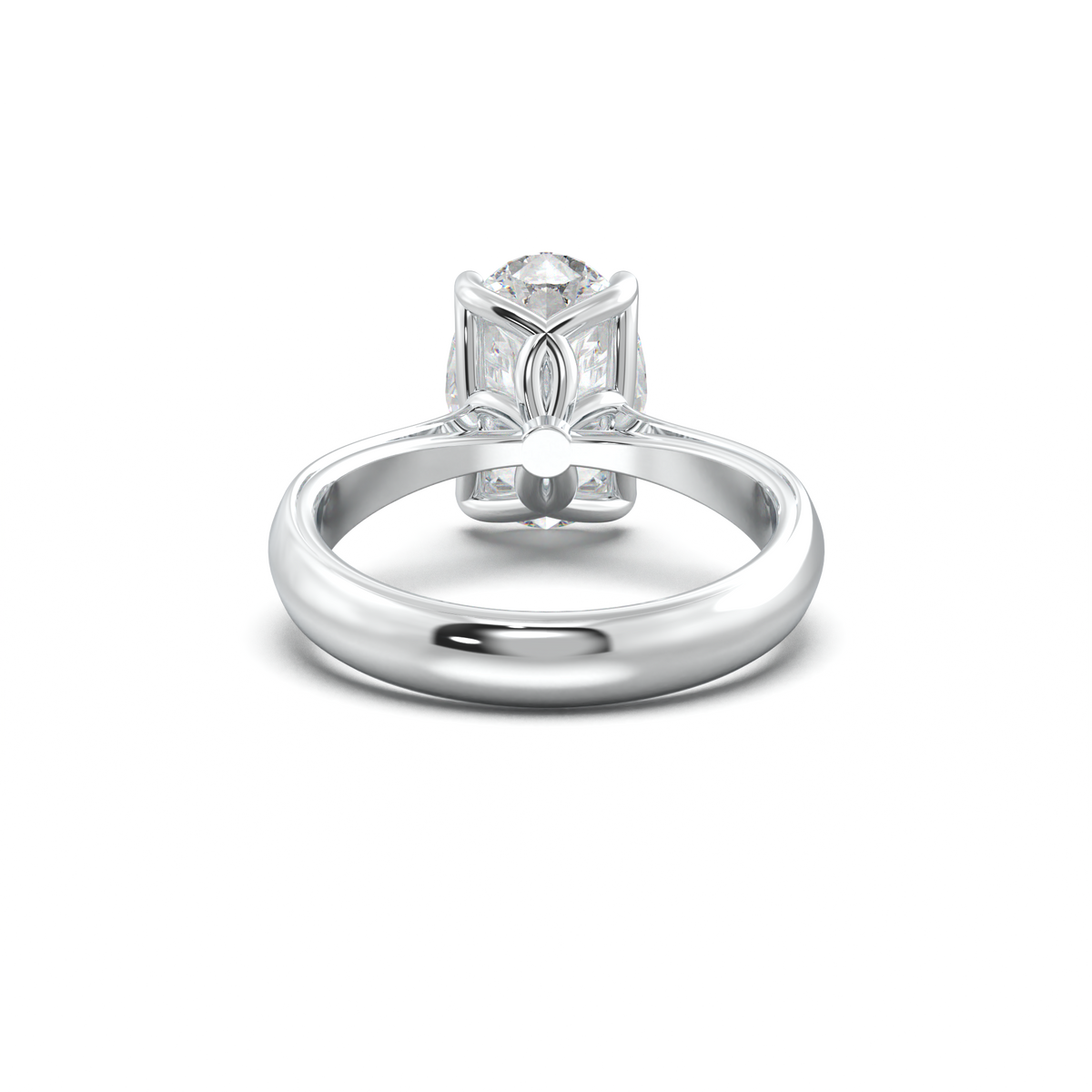 Oval Solitaire Engagement Ring