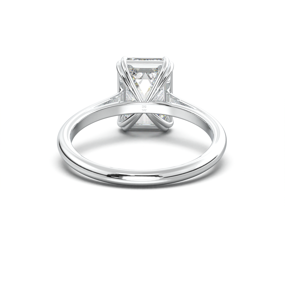 Emerald Solitaire Engagement Ring