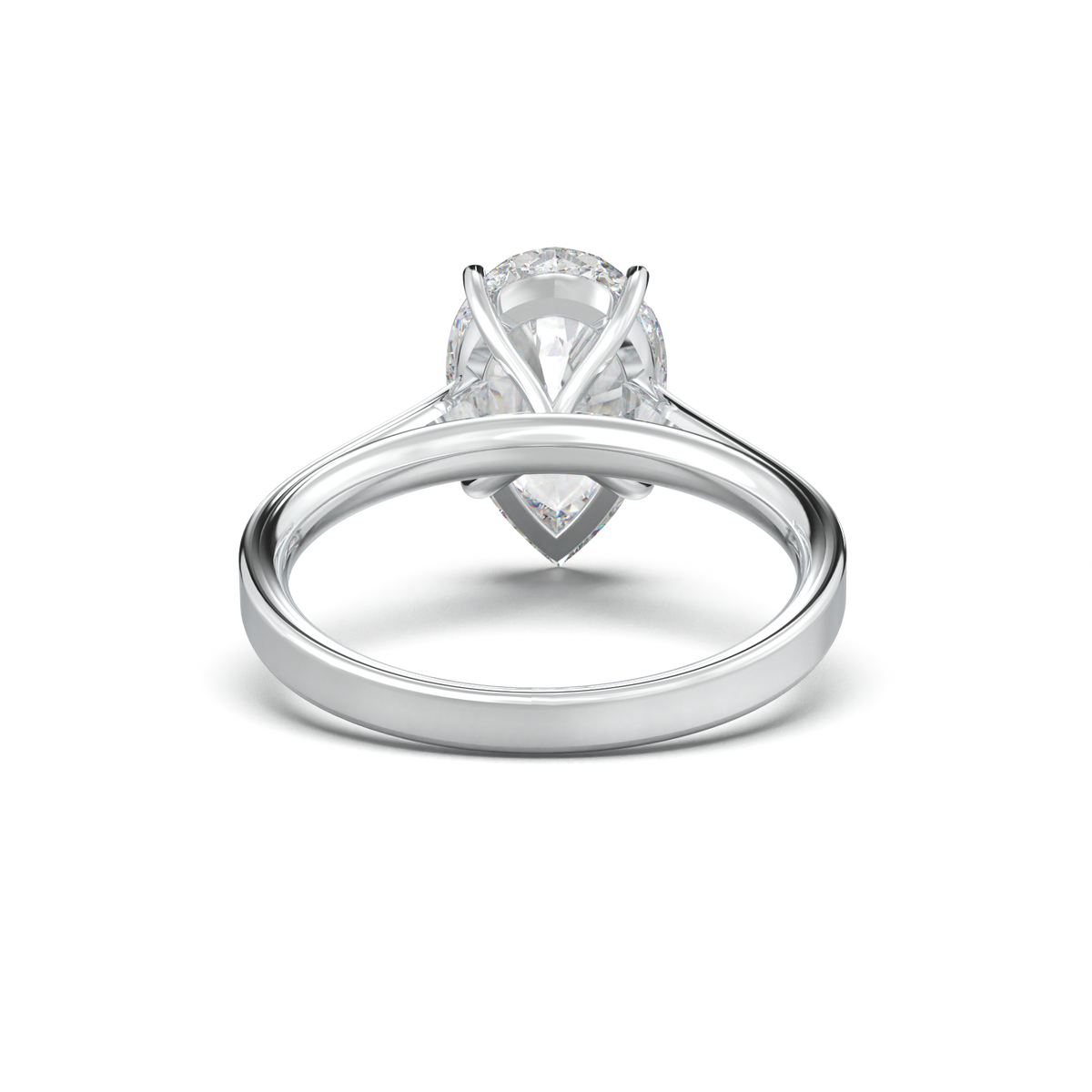 Pear Solitaire Engagement Ring