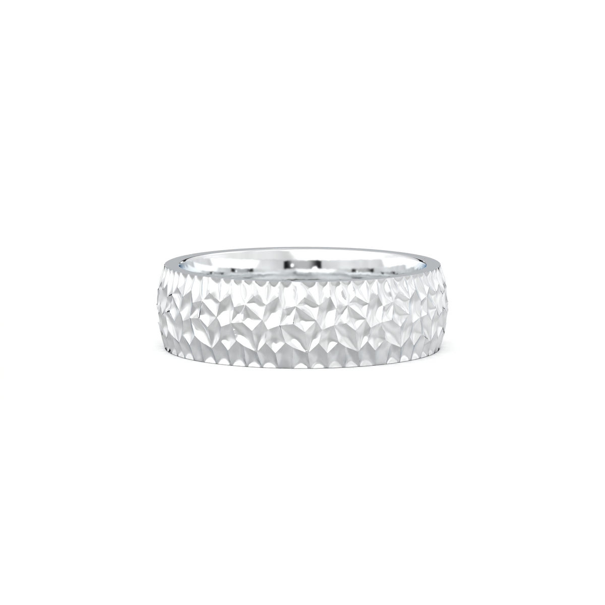 Hammered Texture Men's Band