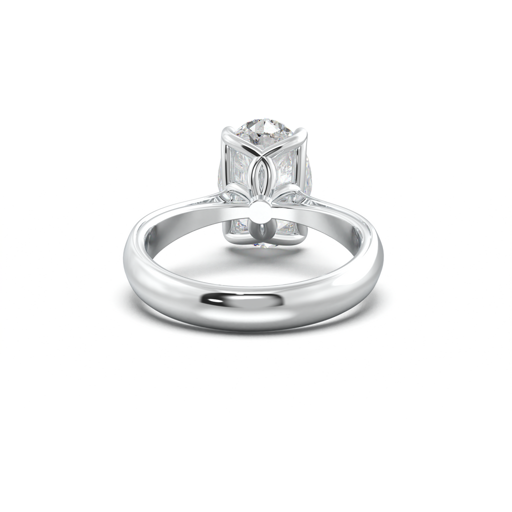 Oval Solitaire Engagement Ring