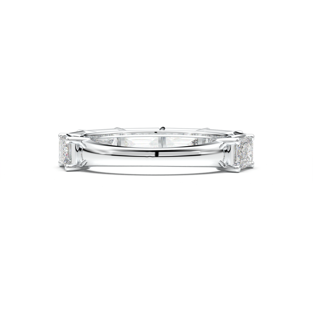 Emerald-Cut Six-Stone Wedding Band