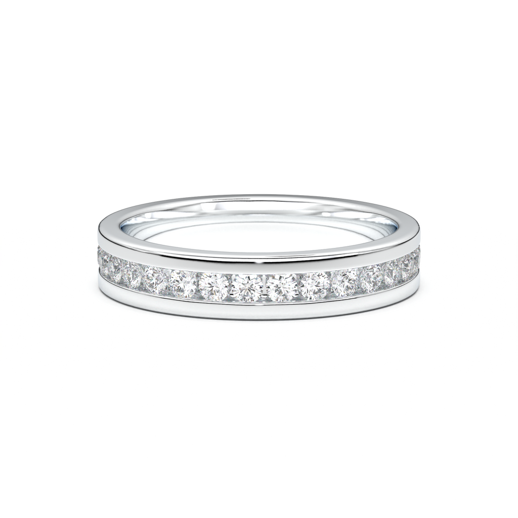 Channel-Set Diamond Men's Band