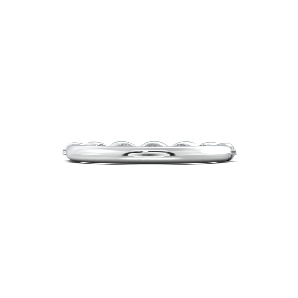 East-West Marquise Half-Eternity Wedding Band