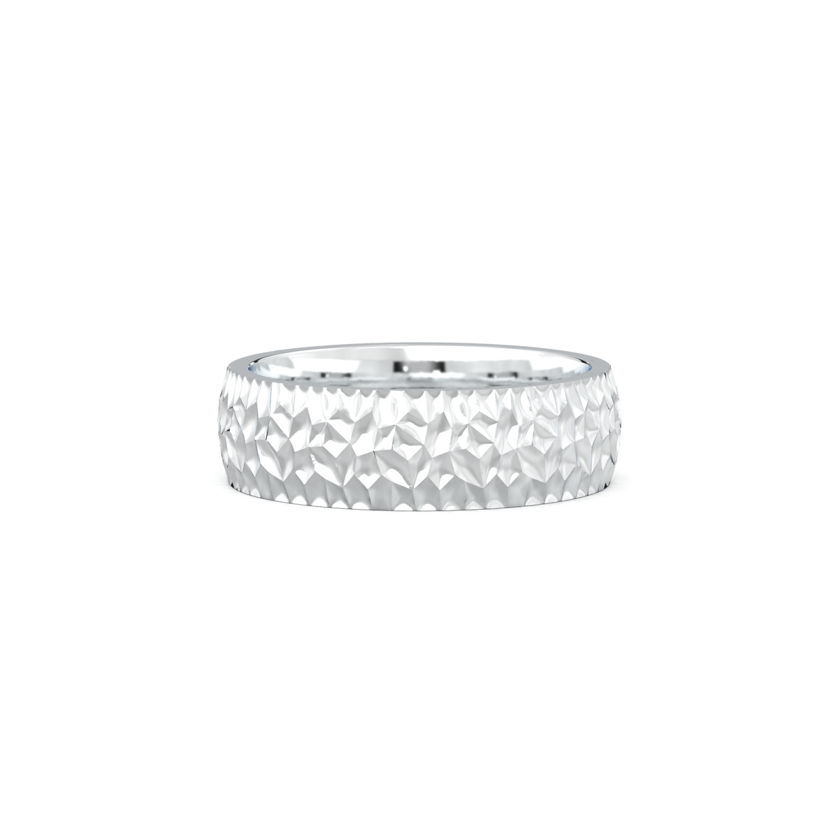 Hammered Texture Men's Band