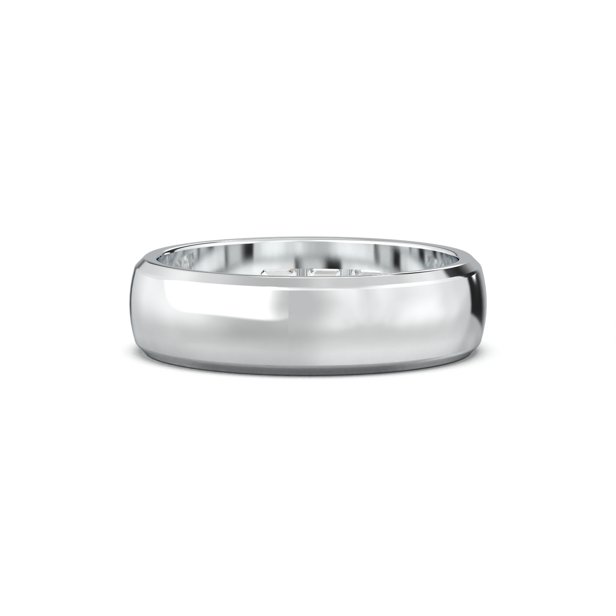 Three-Emerald Inlay Men's Band