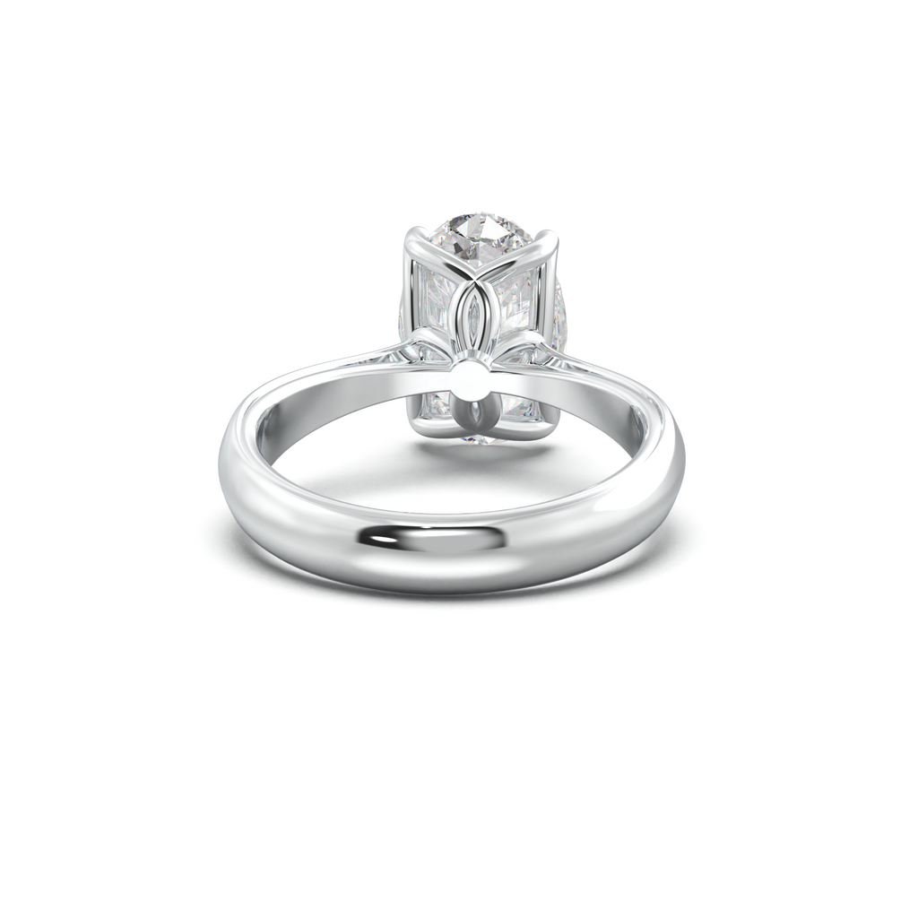 Oval Solitaire Engagement Ring