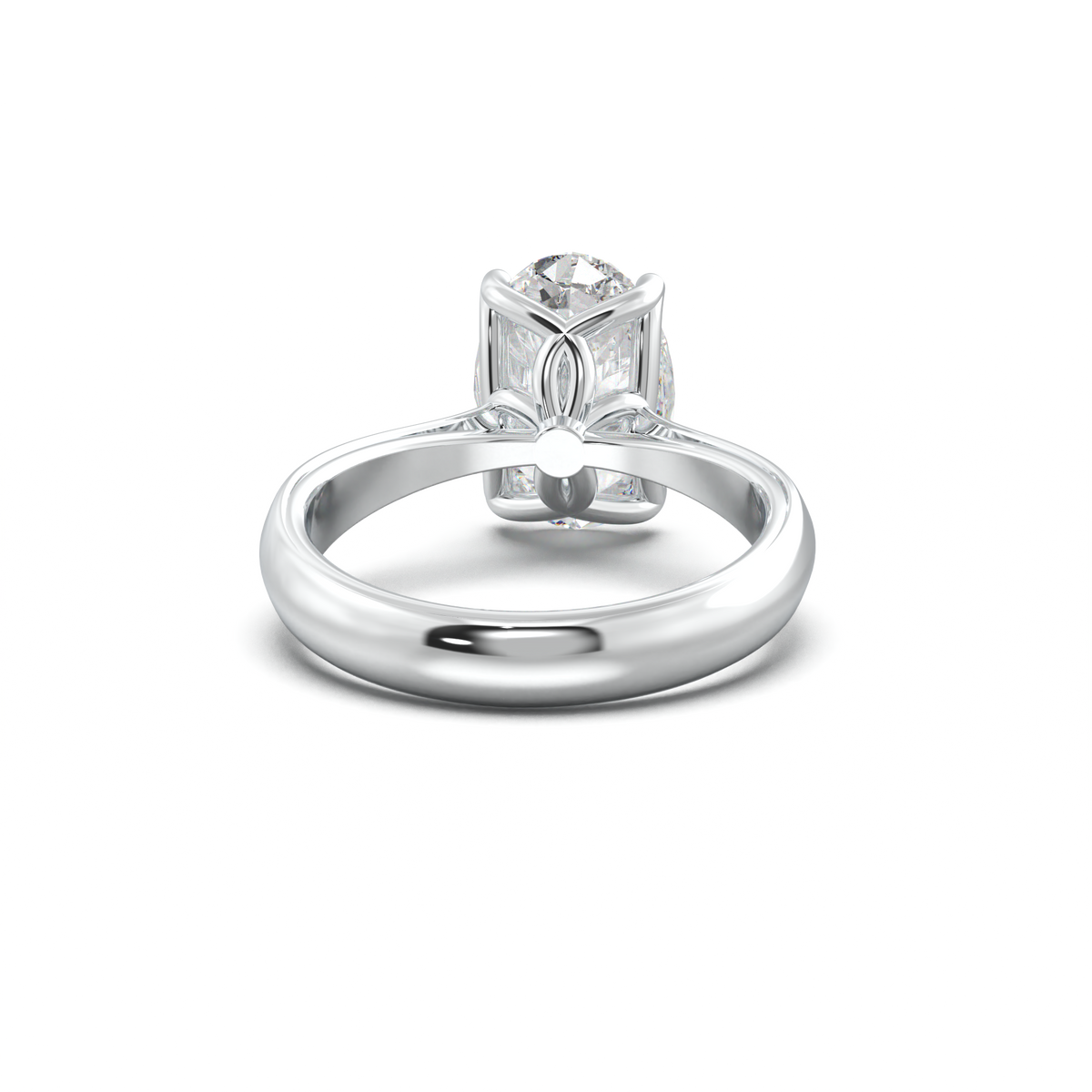 Oval Solitaire Engagement Ring