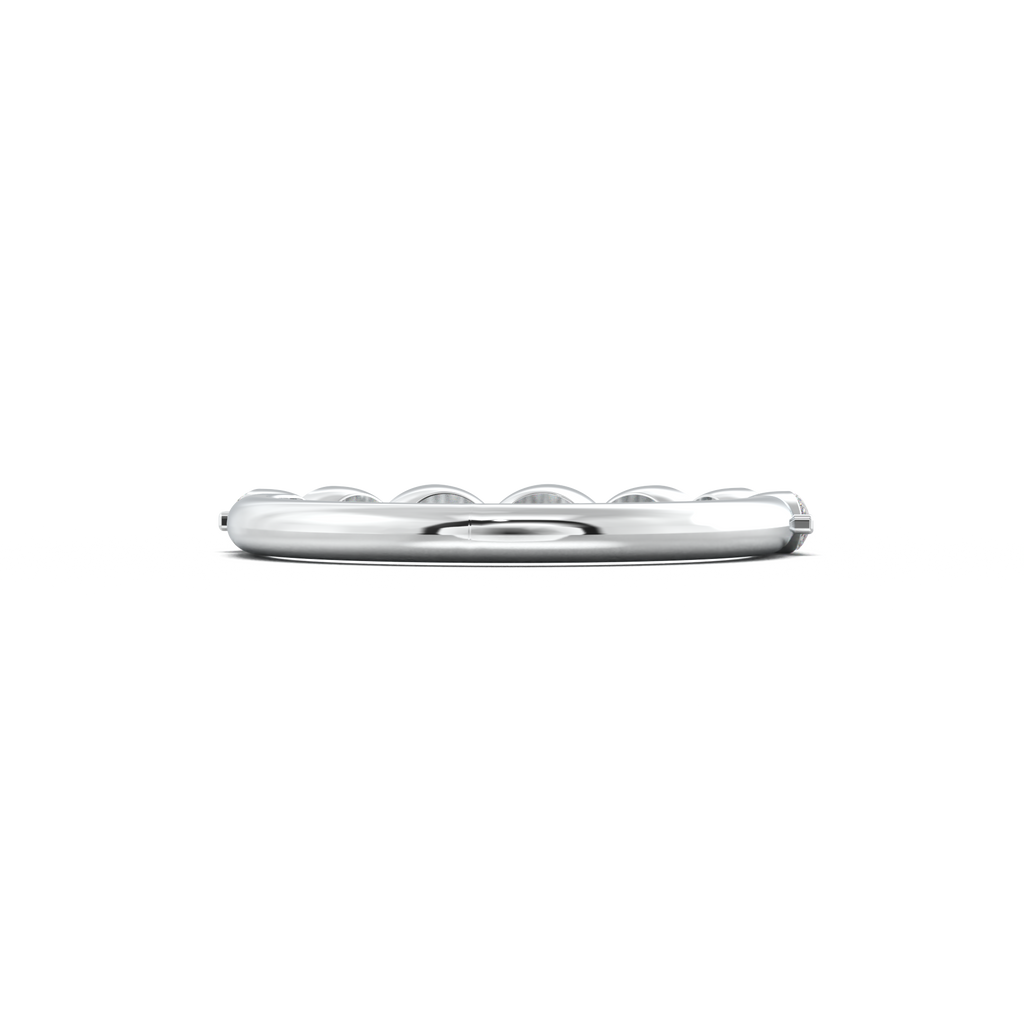 East-West Marquise Half-Eternity Wedding Band