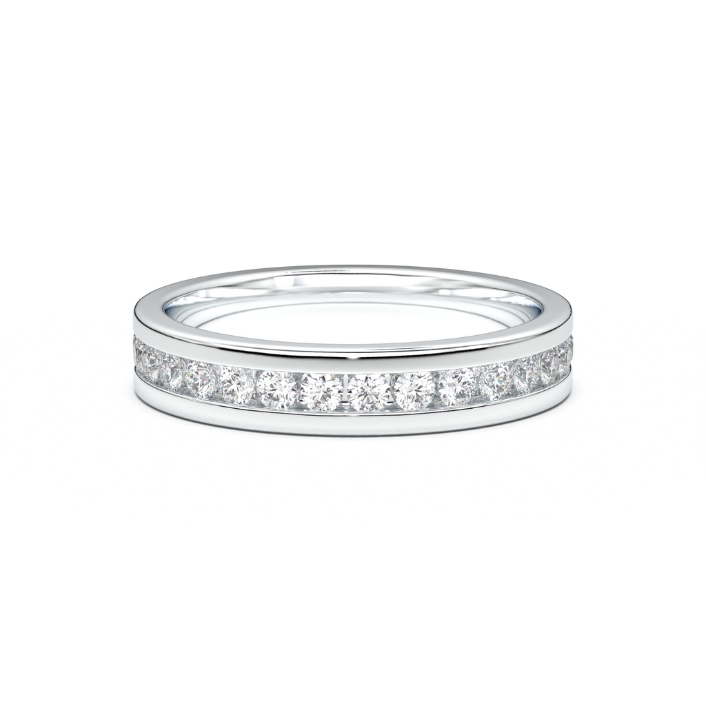 Channel-Set Diamond Men's Band