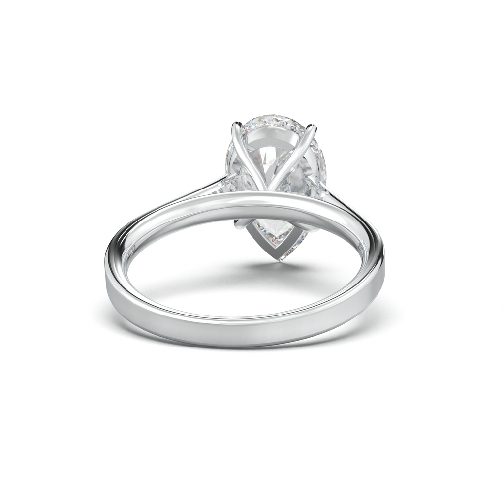 Pear Solitaire Engagement Ring