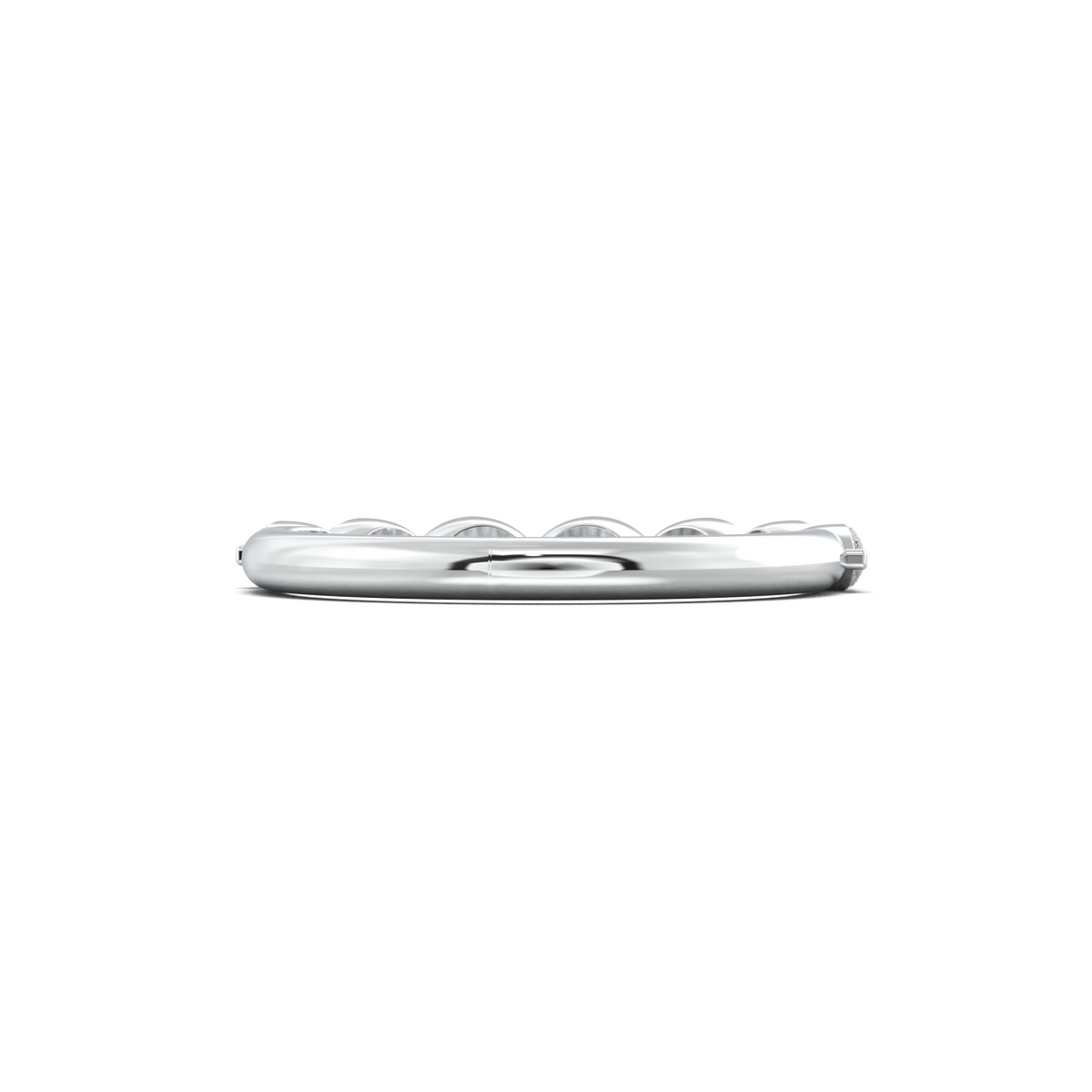 East-West Marquise Half-Eternity Wedding Band