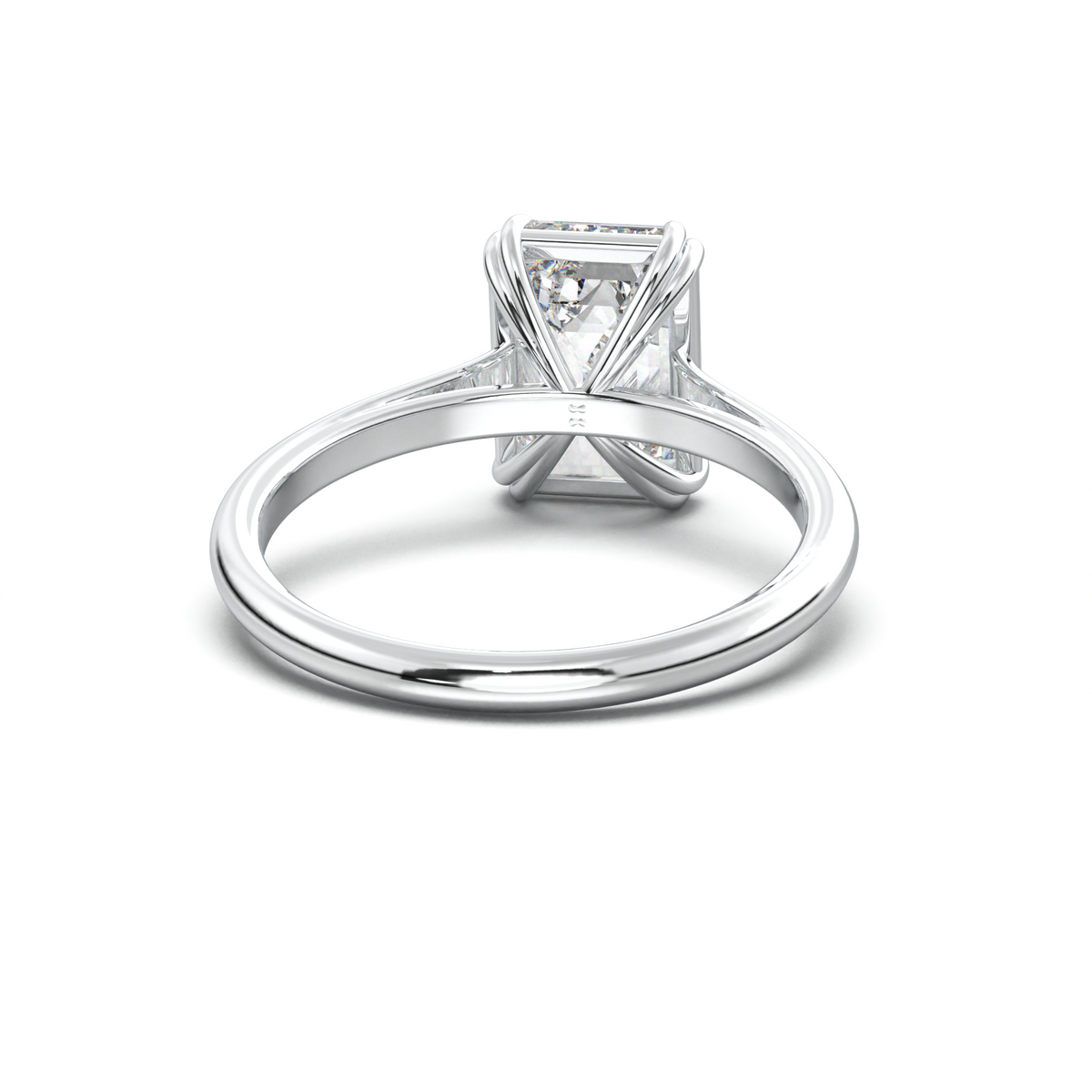 Emerald Solitaire Engagement Ring