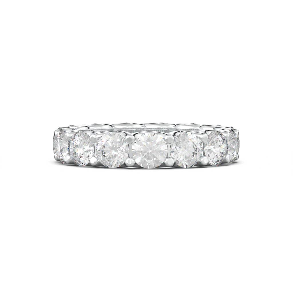 Round Eternity Wedding Band