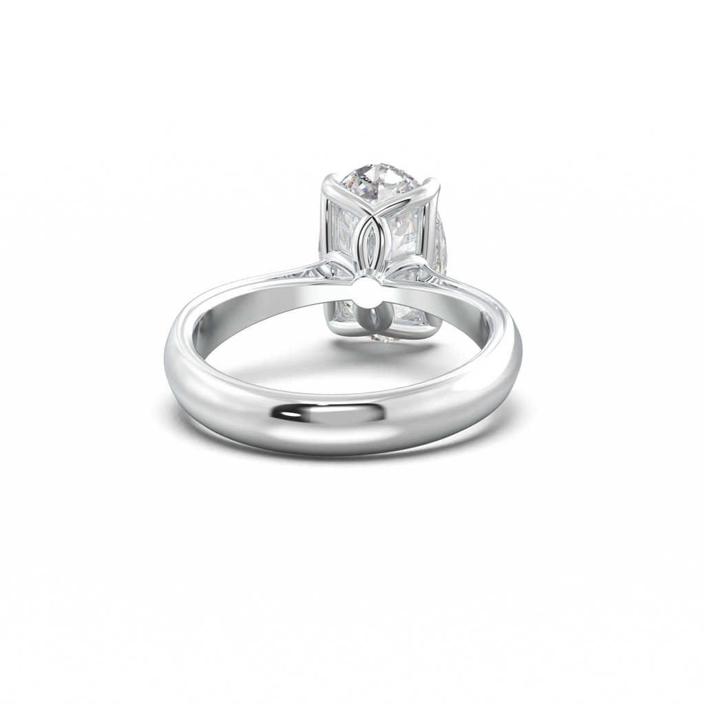 Oval Solitaire Engagement Ring