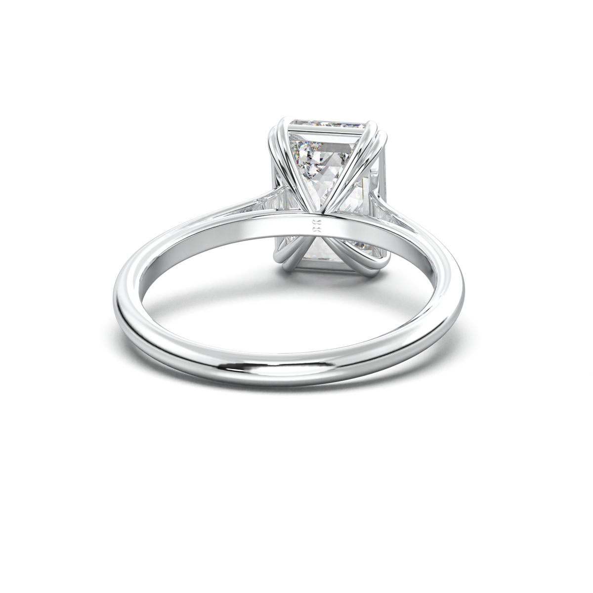Emerald Solitaire Engagement Ring