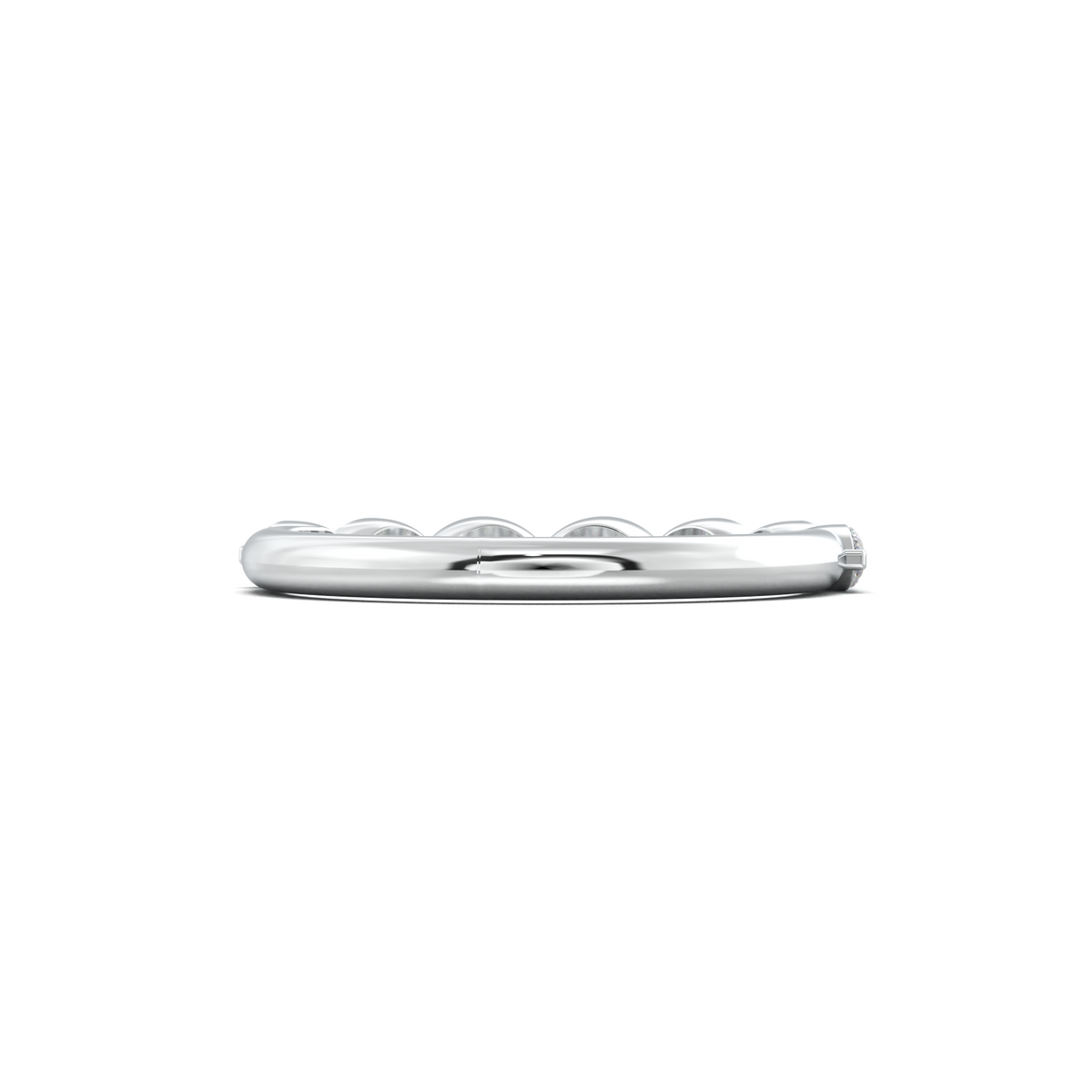 East-West Marquise Half-Eternity Wedding Band