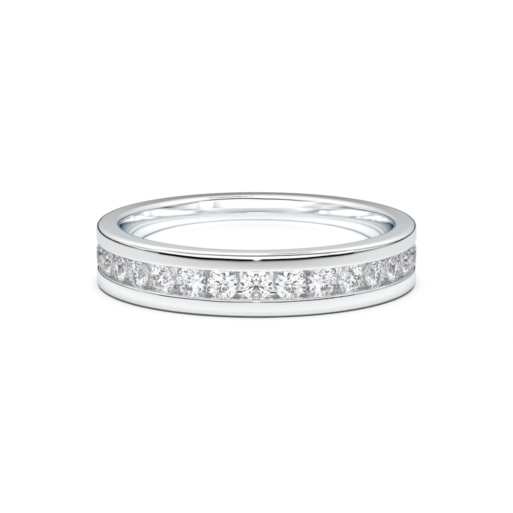 Channel-Set Diamond Men's Band
