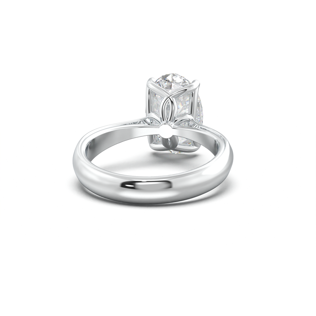Oval Solitaire Engagement Ring