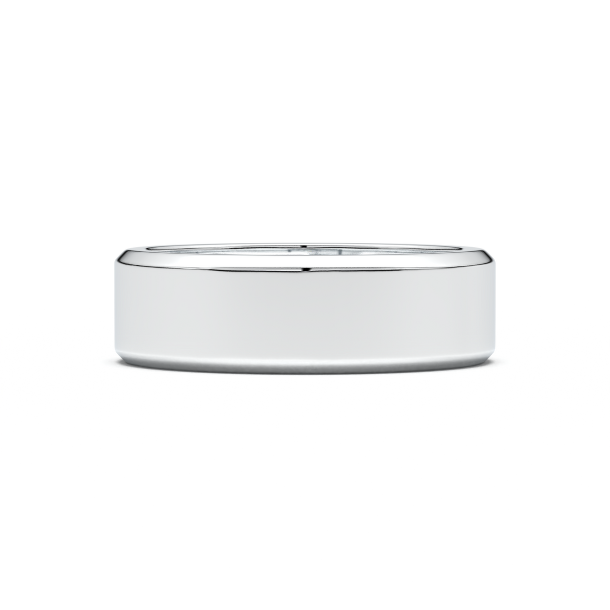 Flush-Set Round Men's Band