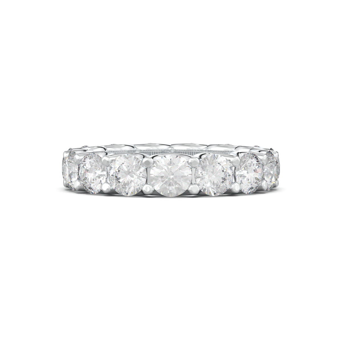 Round Eternity Wedding Band