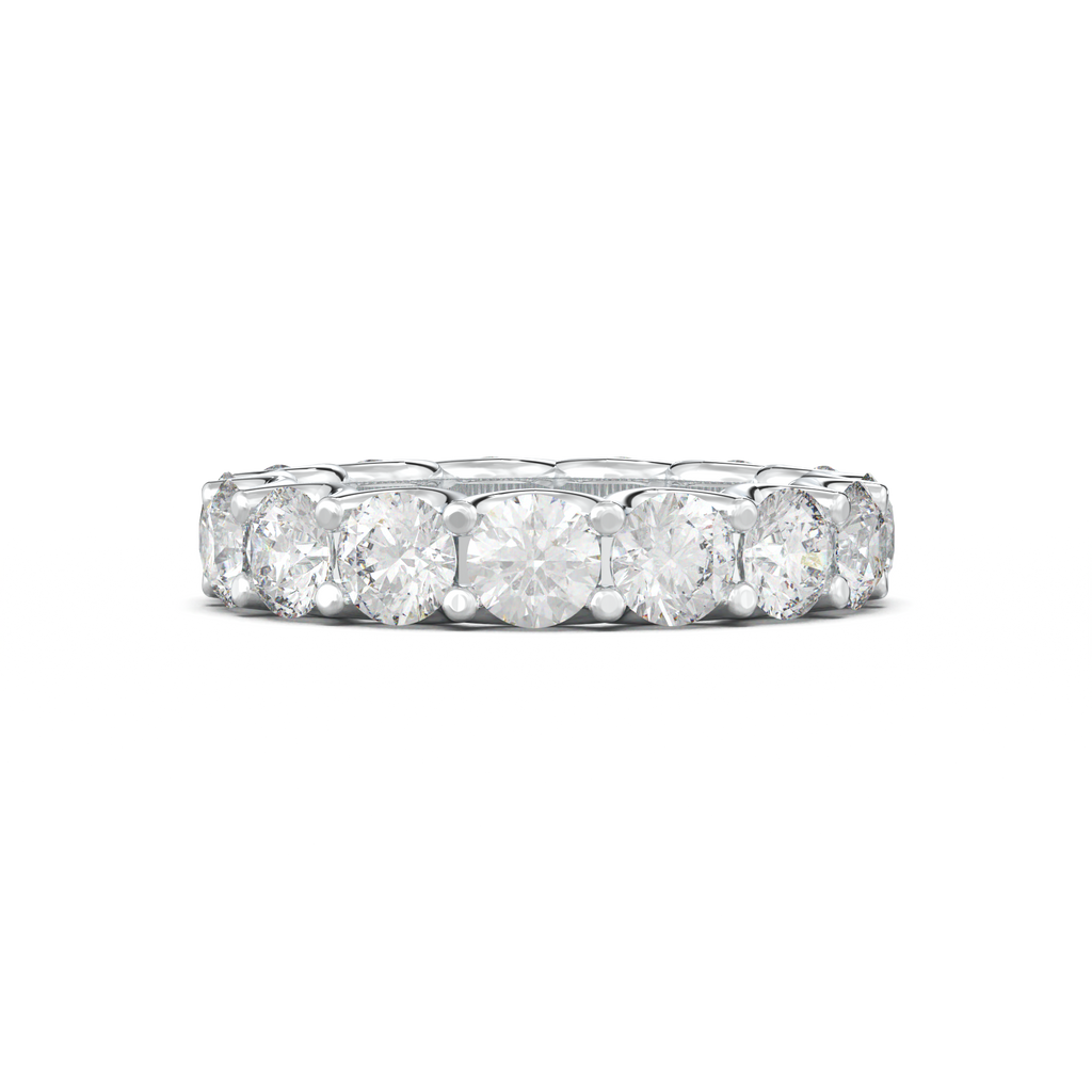 Round Eternity Wedding Band