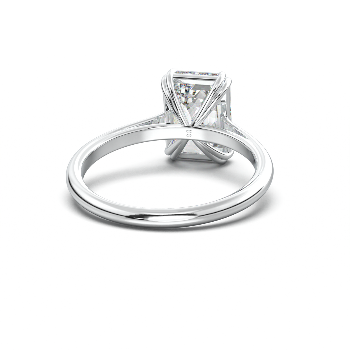 Emerald Solitaire Engagement Ring