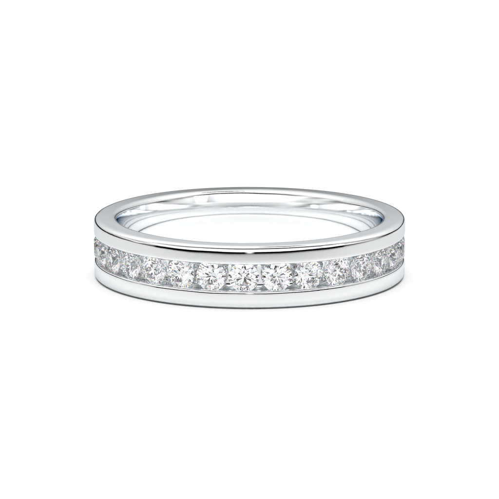 Channel-Set Diamond Men's Band