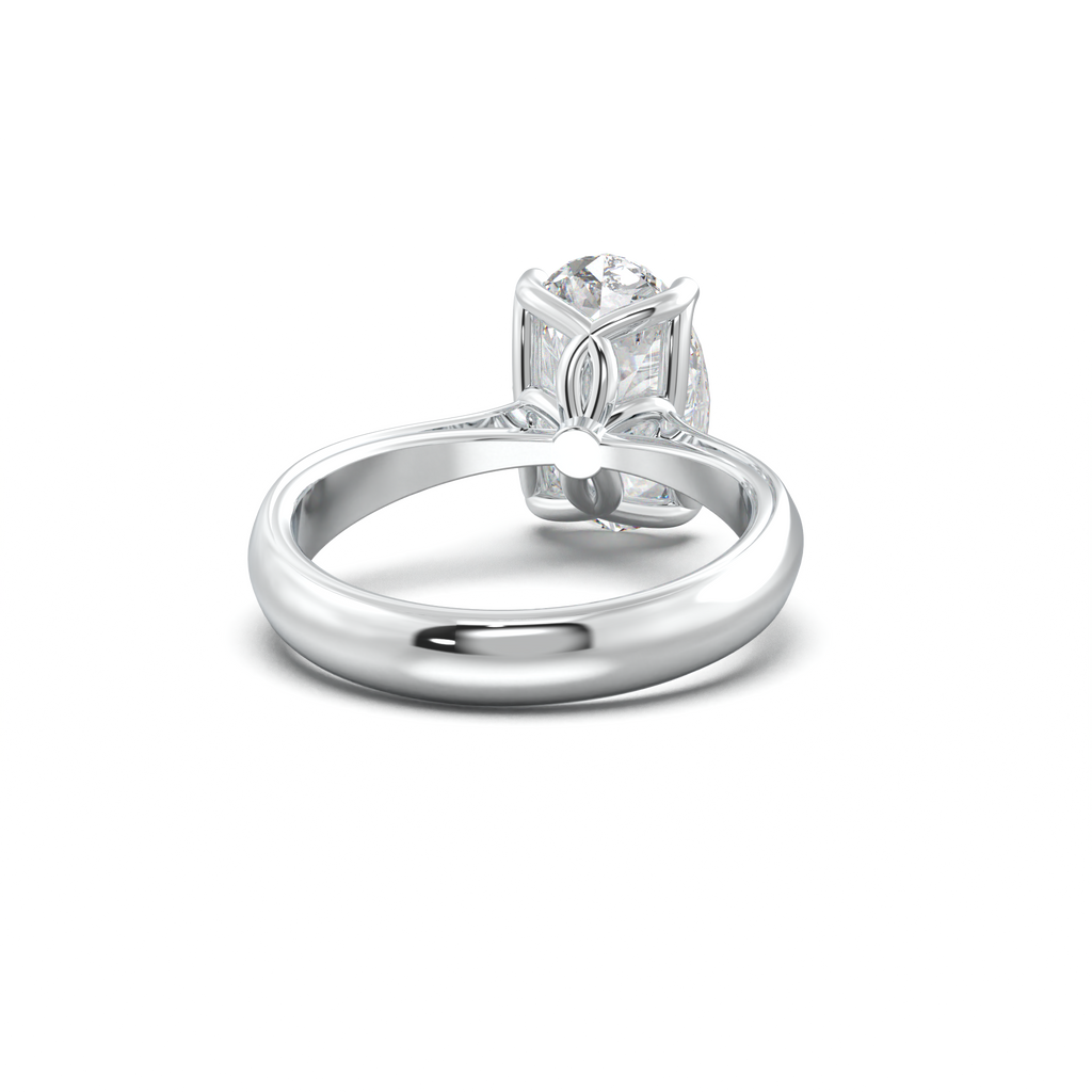 Oval Solitaire Engagement Ring