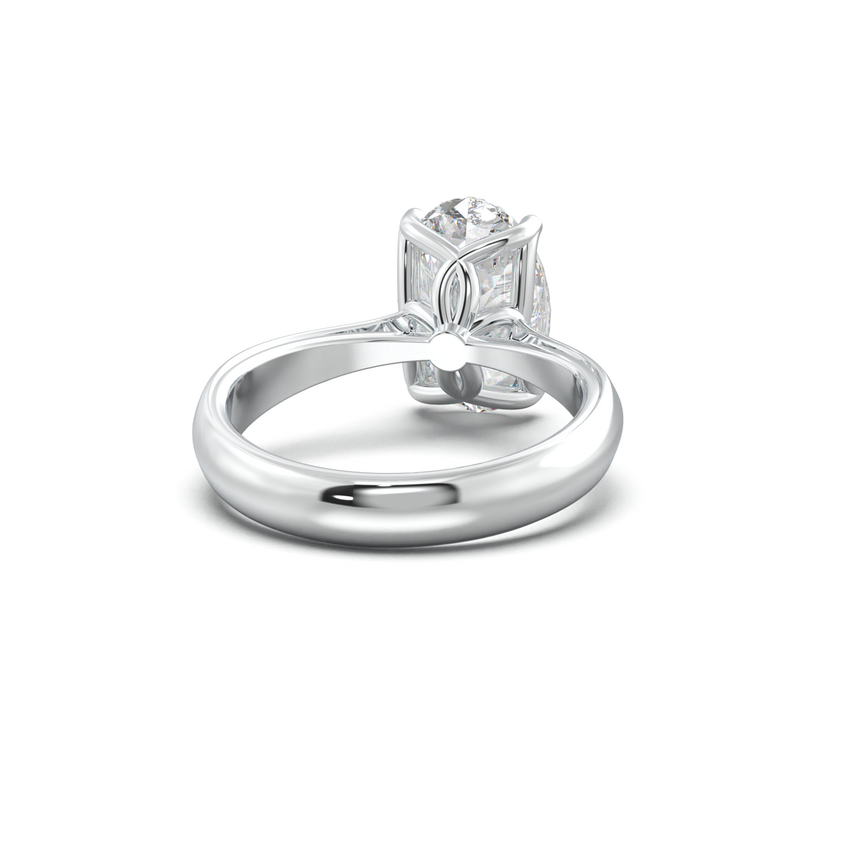 Oval Solitaire Engagement Ring