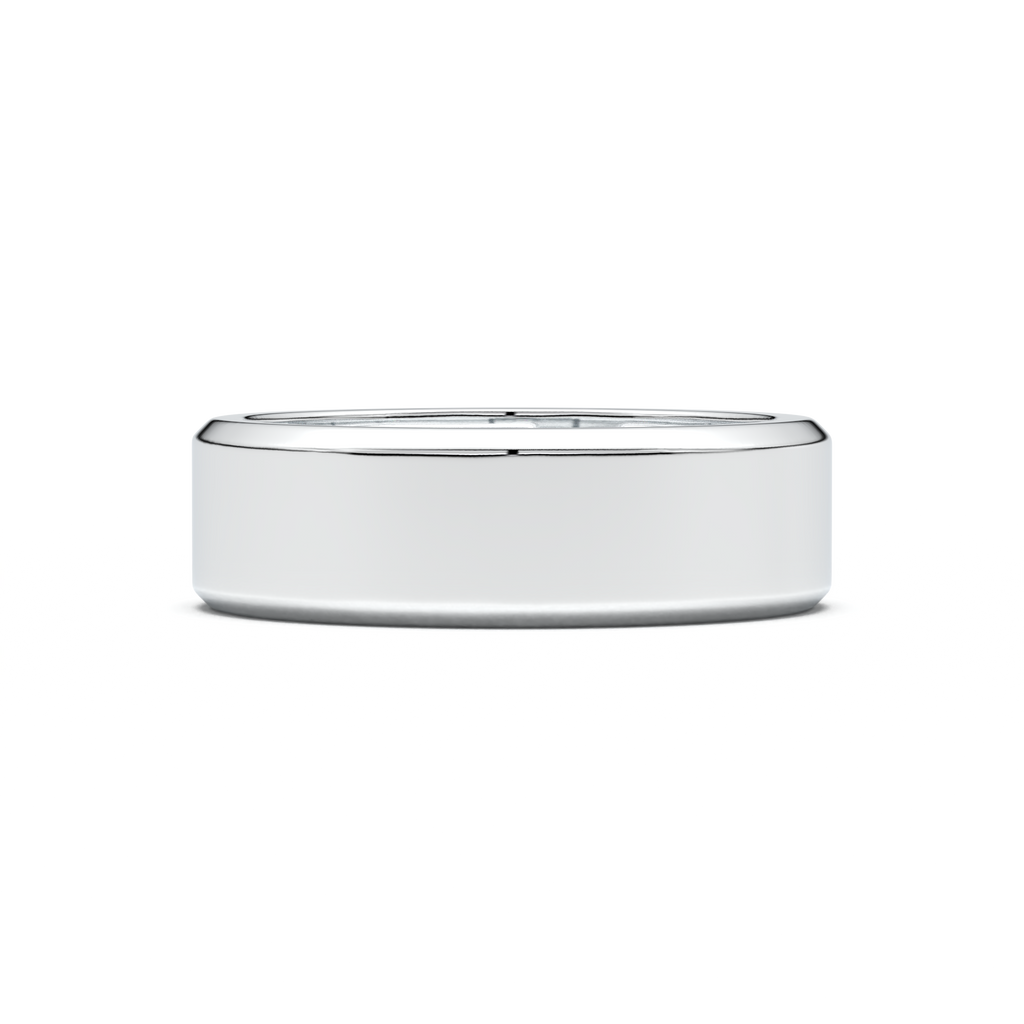 Flush-Set Round Men's Band