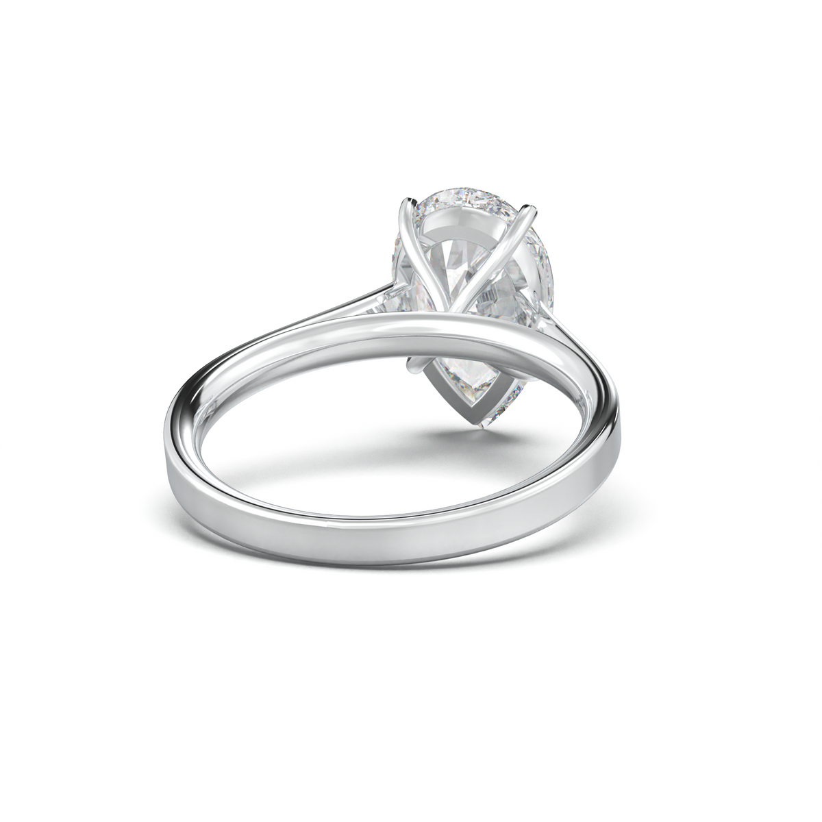 Pear Solitaire Engagement Ring