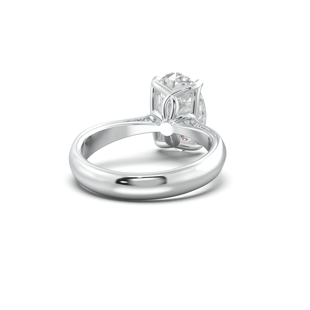 Oval Solitaire Engagement Ring