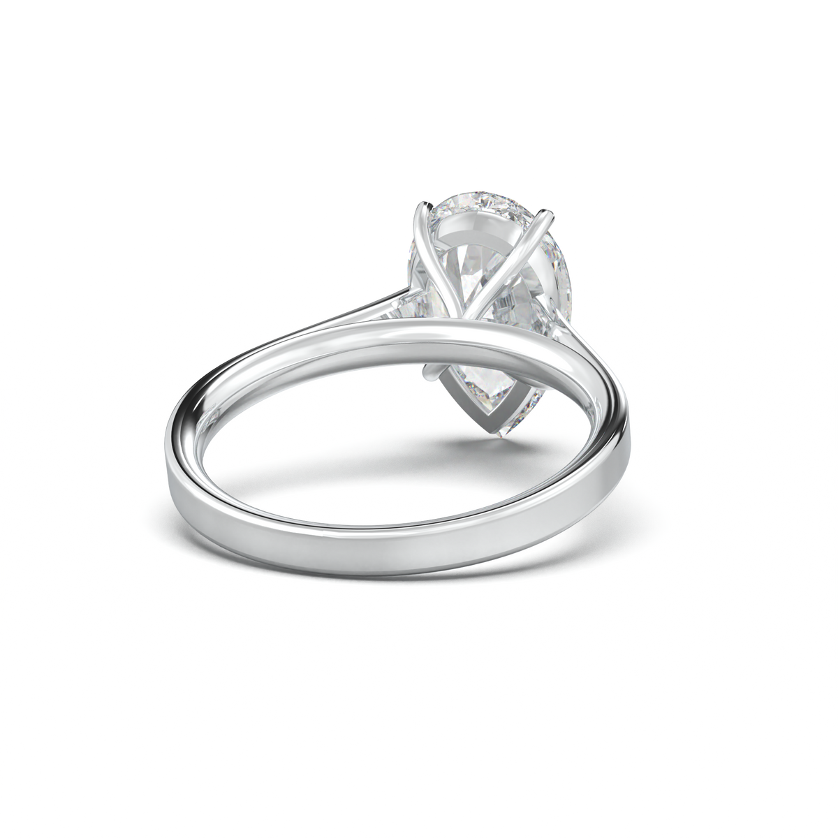 Pear Solitaire Engagement Ring
