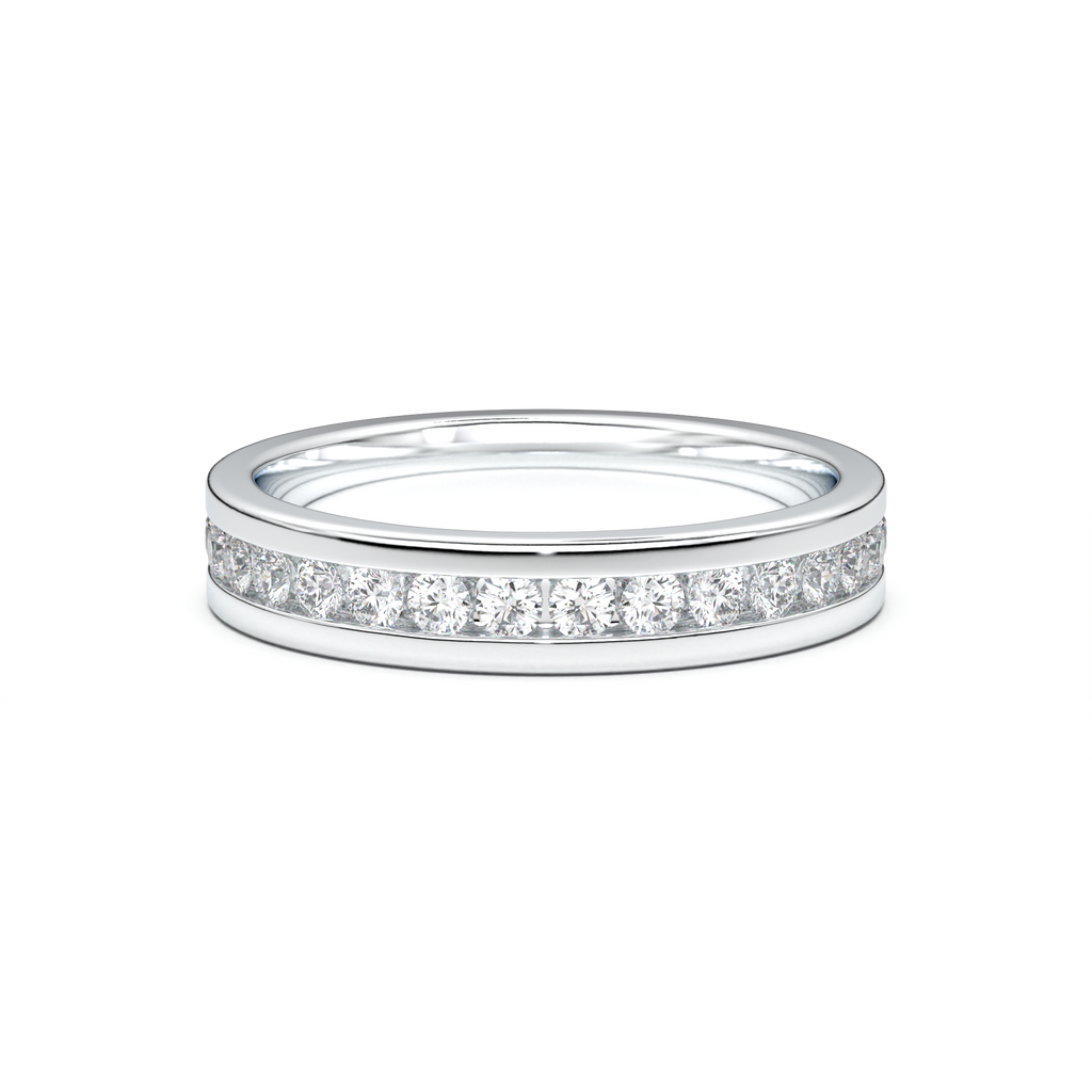 Channel-Set Diamond Men's Band