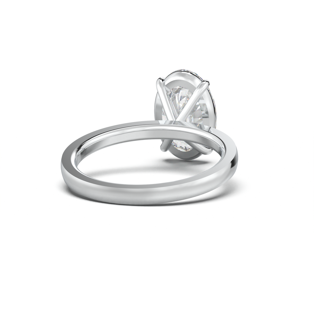 Oval Solitaire Engagement Ring