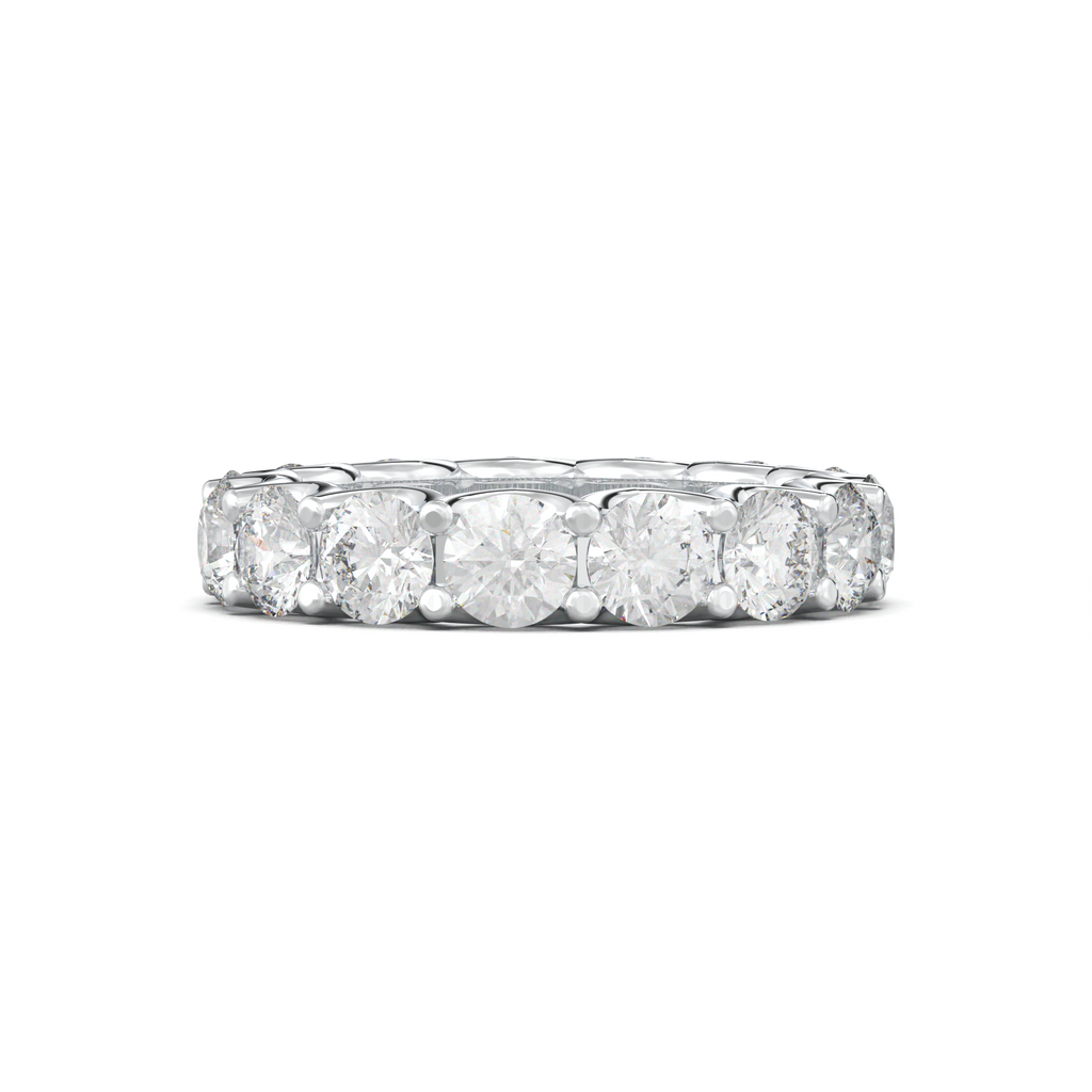 Round Eternity Wedding Band