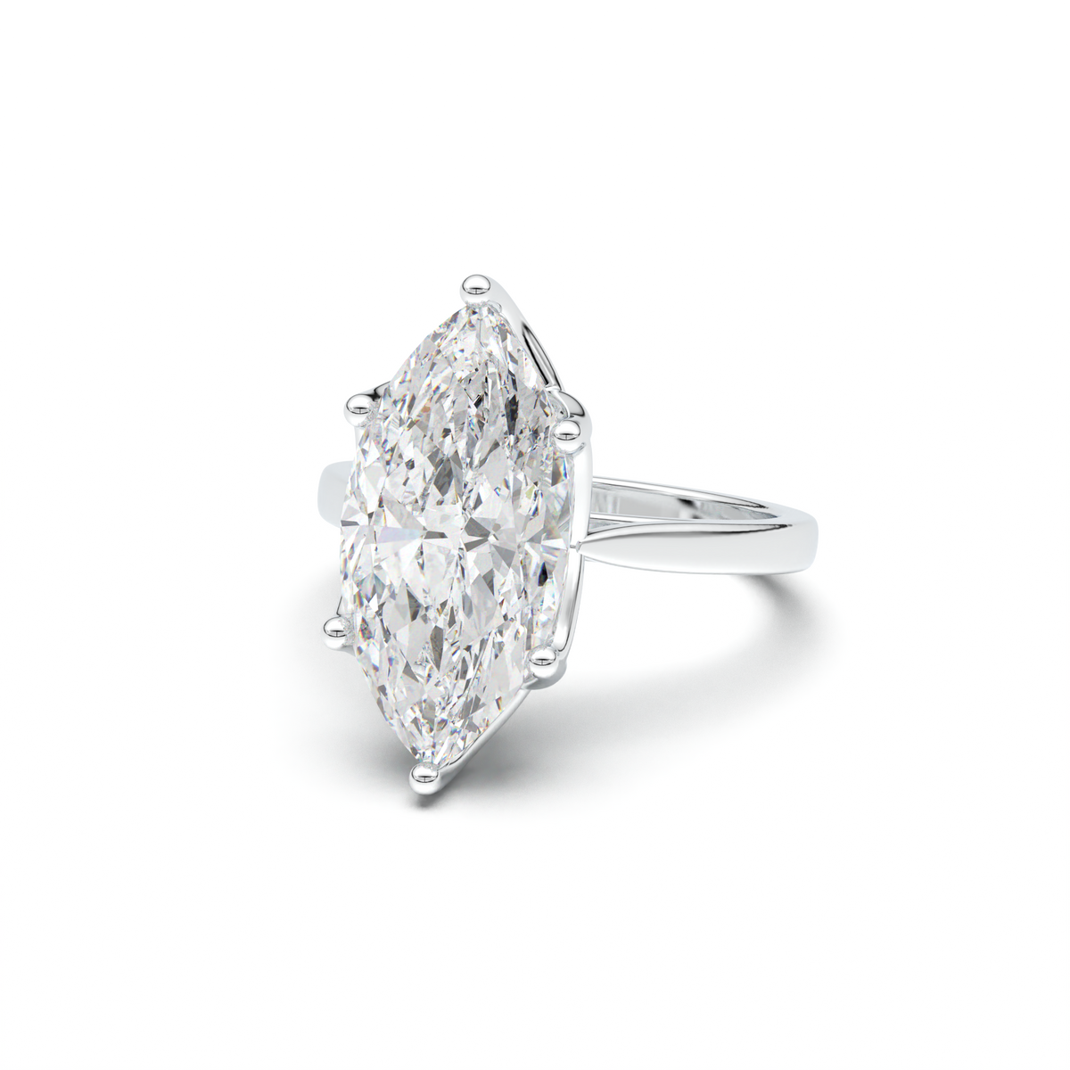 Marquise Solitaire Engagement Ring