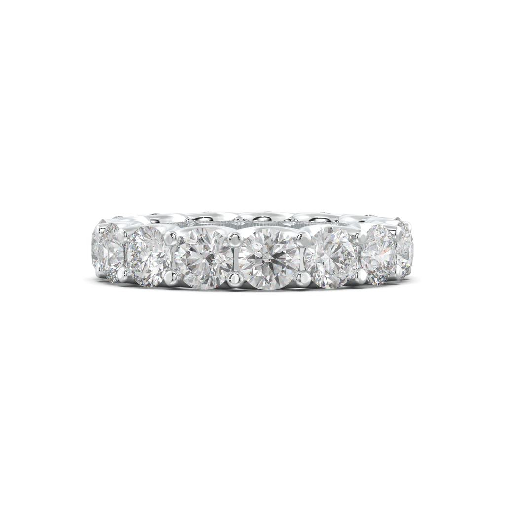 Round Eternity Wedding Band