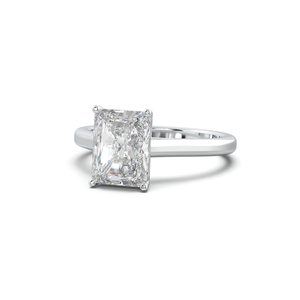 Radiant Solitaire Engagement Ring