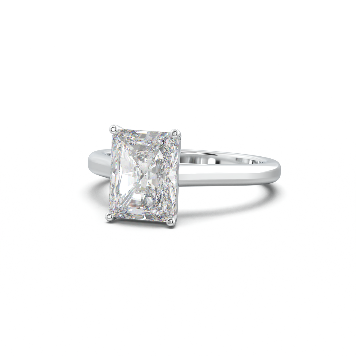 Radiant Solitaire Engagement Ring