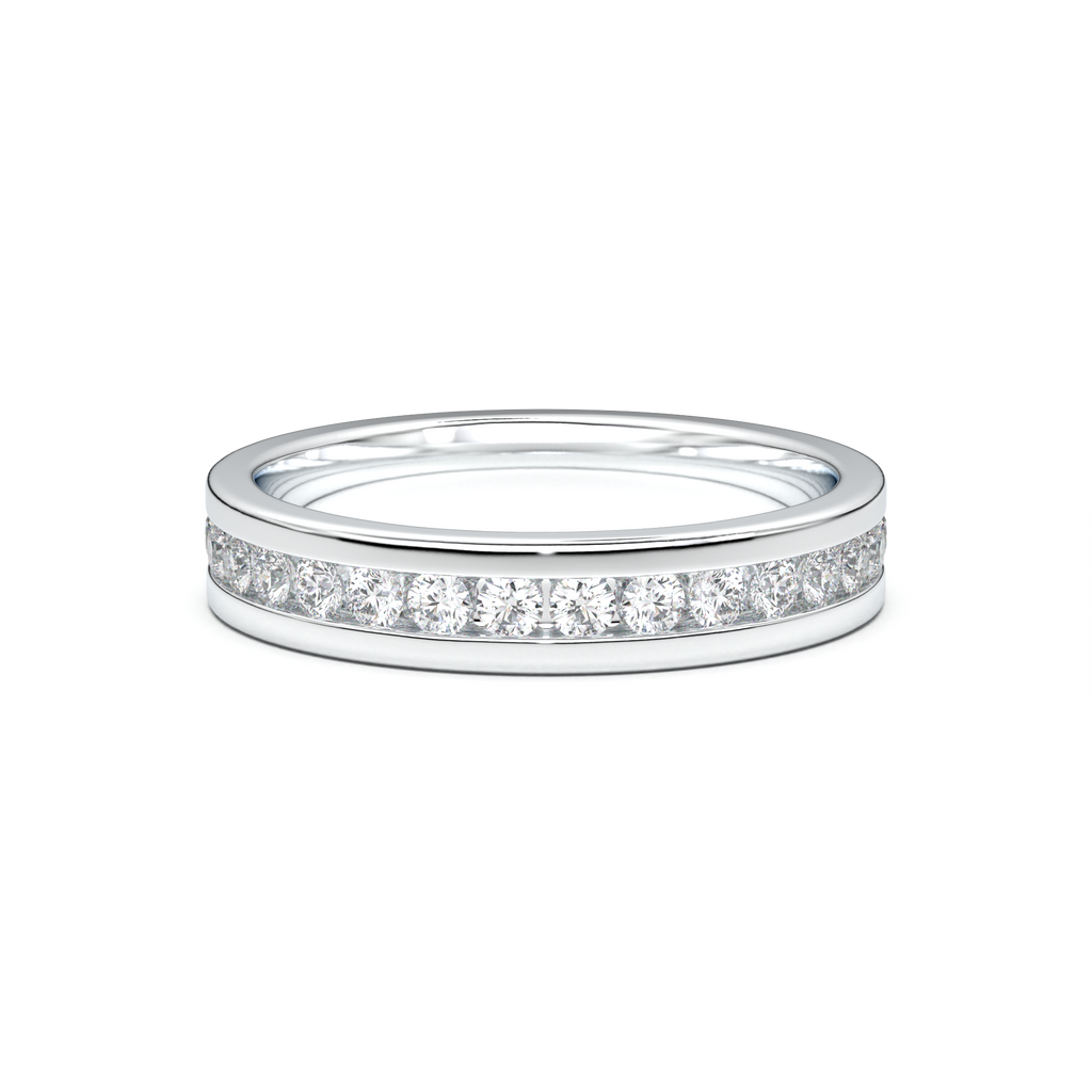 Channel-Set Diamond Men's Band